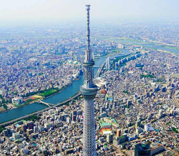 Tokyo Sky Tree. Japan holidays. Destination highlights and travel information