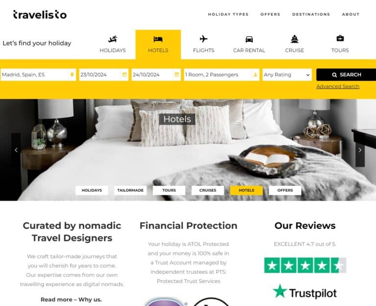 TRAVELISTO | Holidays, Cruises & Tailor-Made Tours