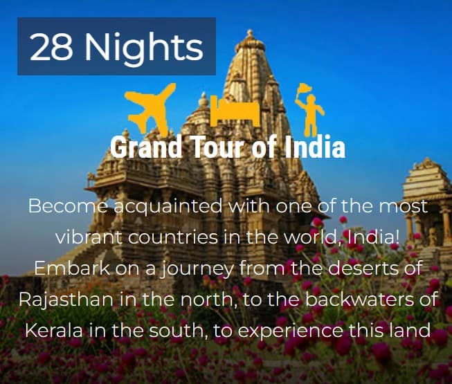 Grand Tour of India Escorted Tours Safaris and Tailormade Grand Journeys