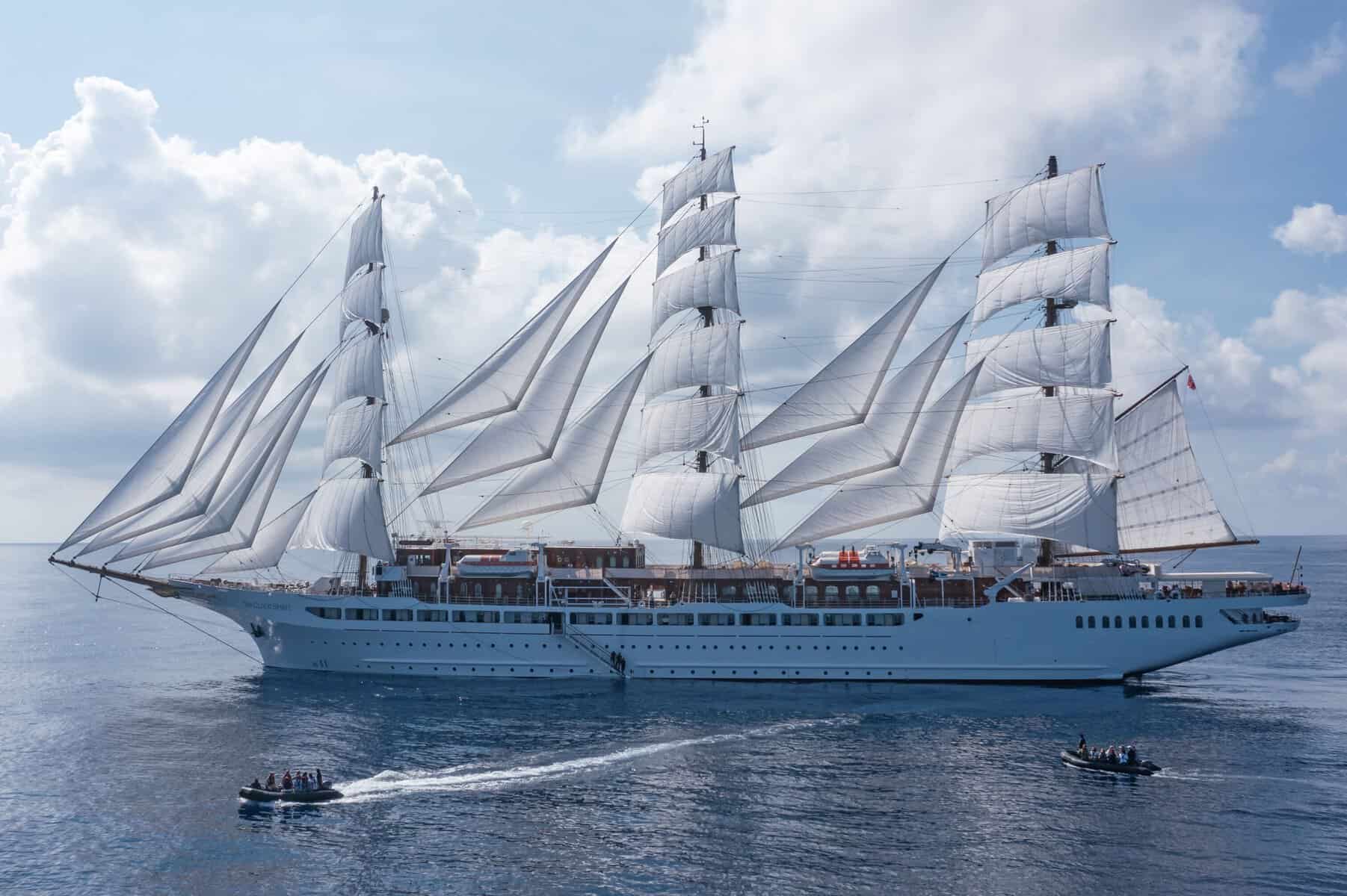 Sea Cloud Spirit — zodiac landing