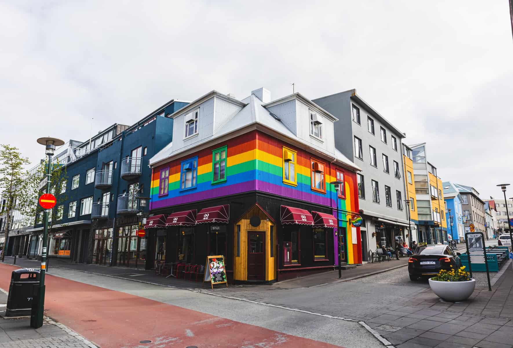 Reykjavik rainbow building — Iceland Ring Road LGBTQ+ self-drive