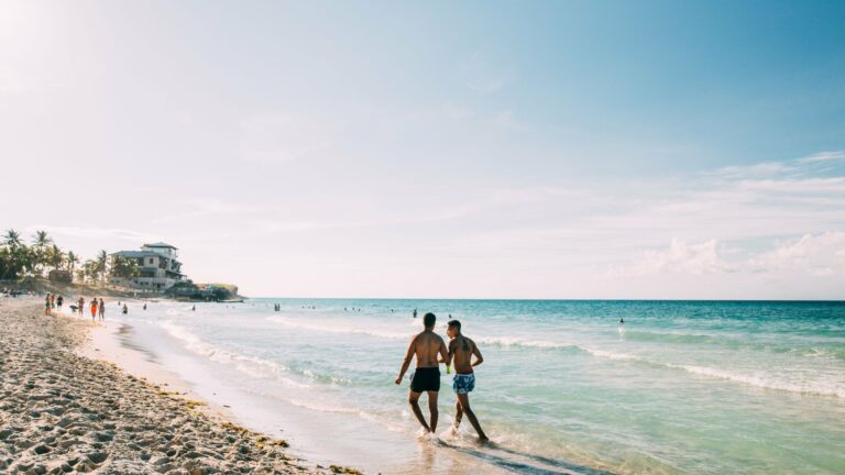 A sunny day on Varadero beach, Cuba