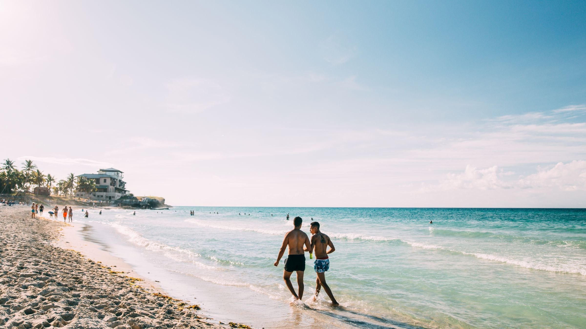 A sunny day on Varadero beach, Cuba