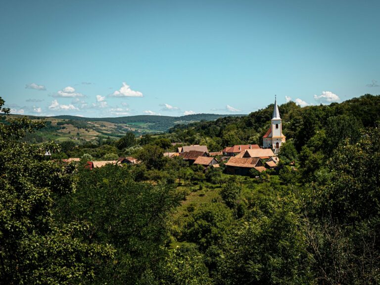A village near Sibiu, Romania