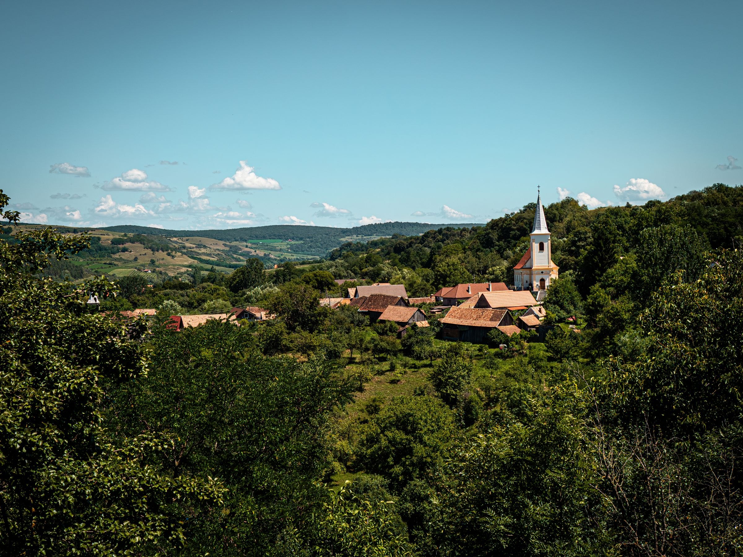 A village near Sibiu, Romania