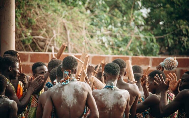 A traditional ceremony in Abomey-Calavi, Benin