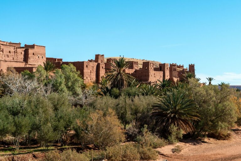 Ait Benhaddou above the river
