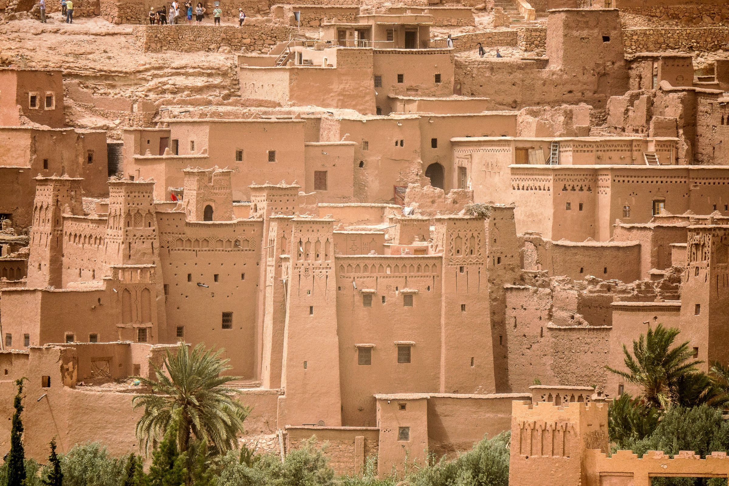 The clay kasbahs of Aït Benhaddou