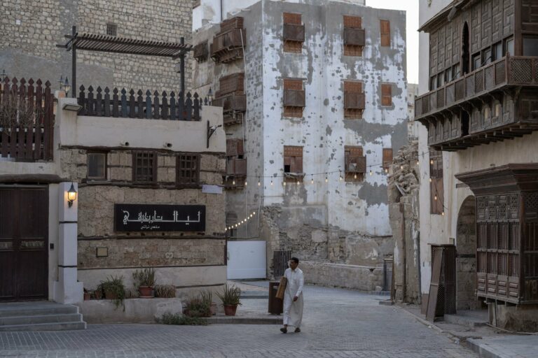 A historic street in Al-Balad, old Jeddah