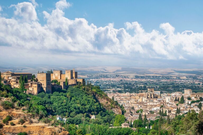 The Alhambra above Granada