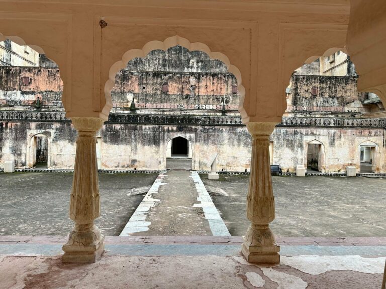 A courtyard in Amber Fort, Jaipur
