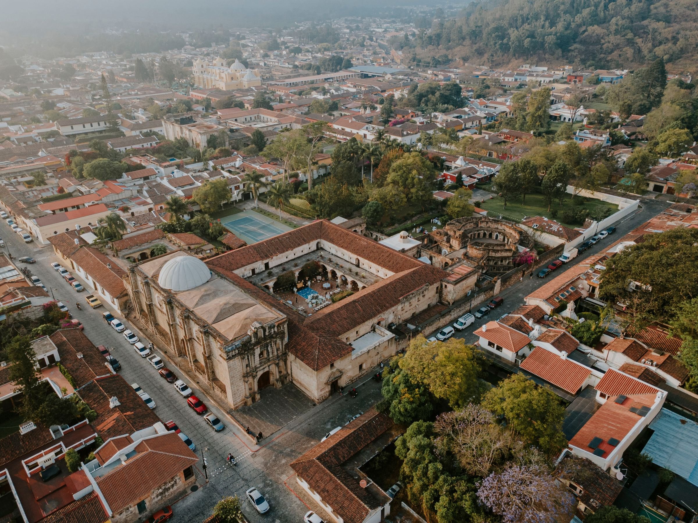 Antigua Guatemala from above
