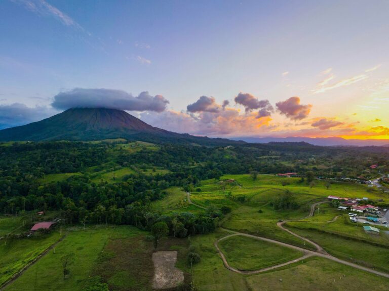 Arenal Volcano at sunset