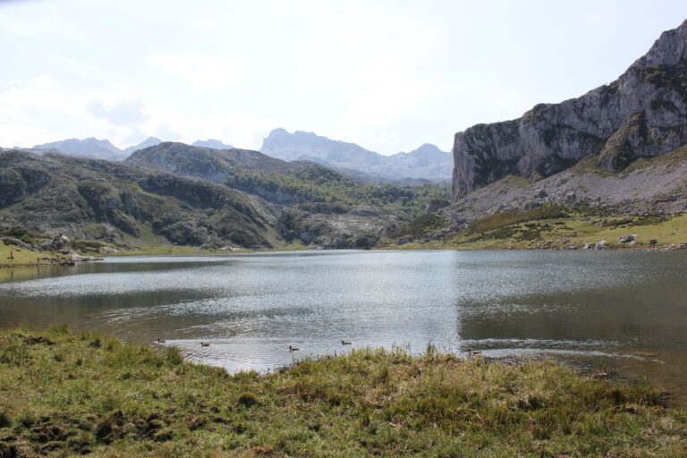 A mountain lake in Asturias