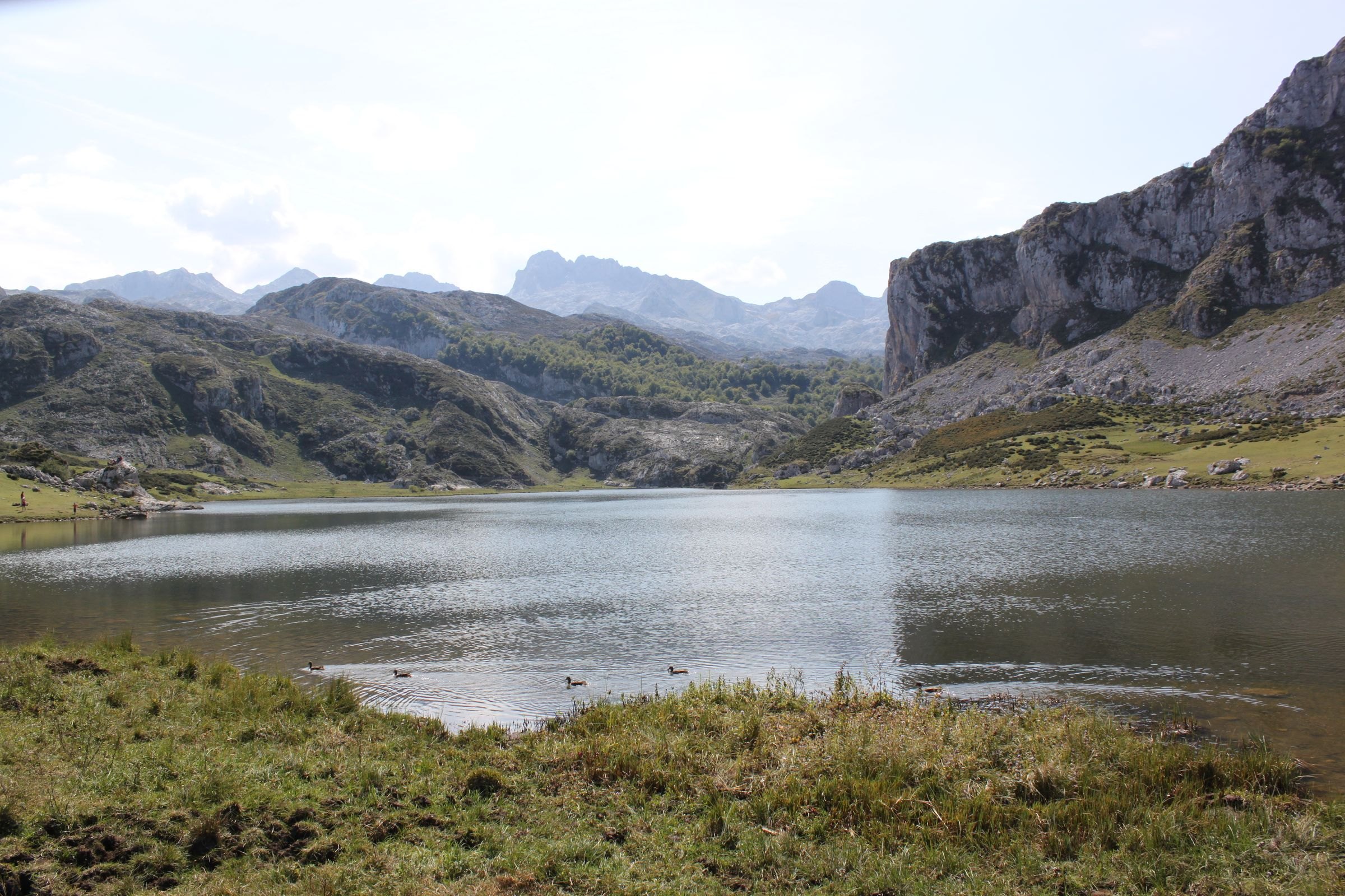 A mountain lake in Asturias