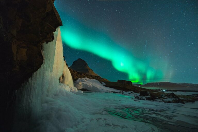 The Northern Lights over Kirkjufell