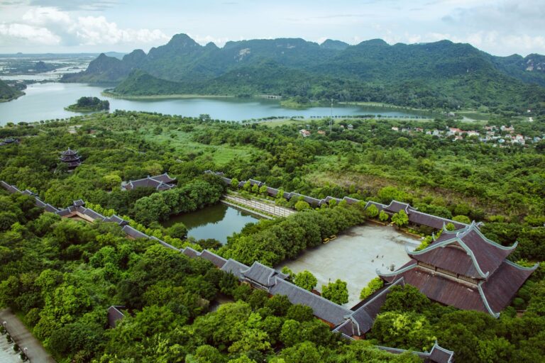 Bai Dinh temple from above