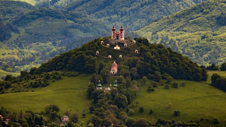 The Calvary above Banská Štiavnica, Slovakia