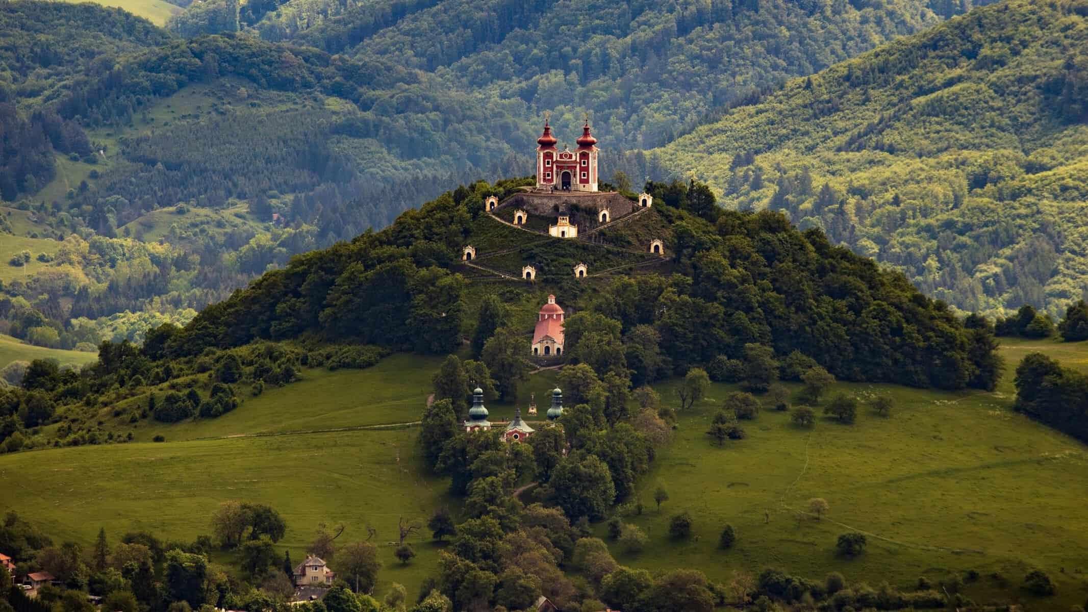 The Calvary above Banská Štiavnica, Slovakia