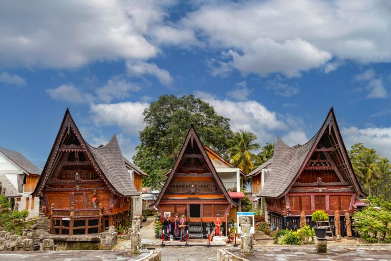 Traditional Batak houses