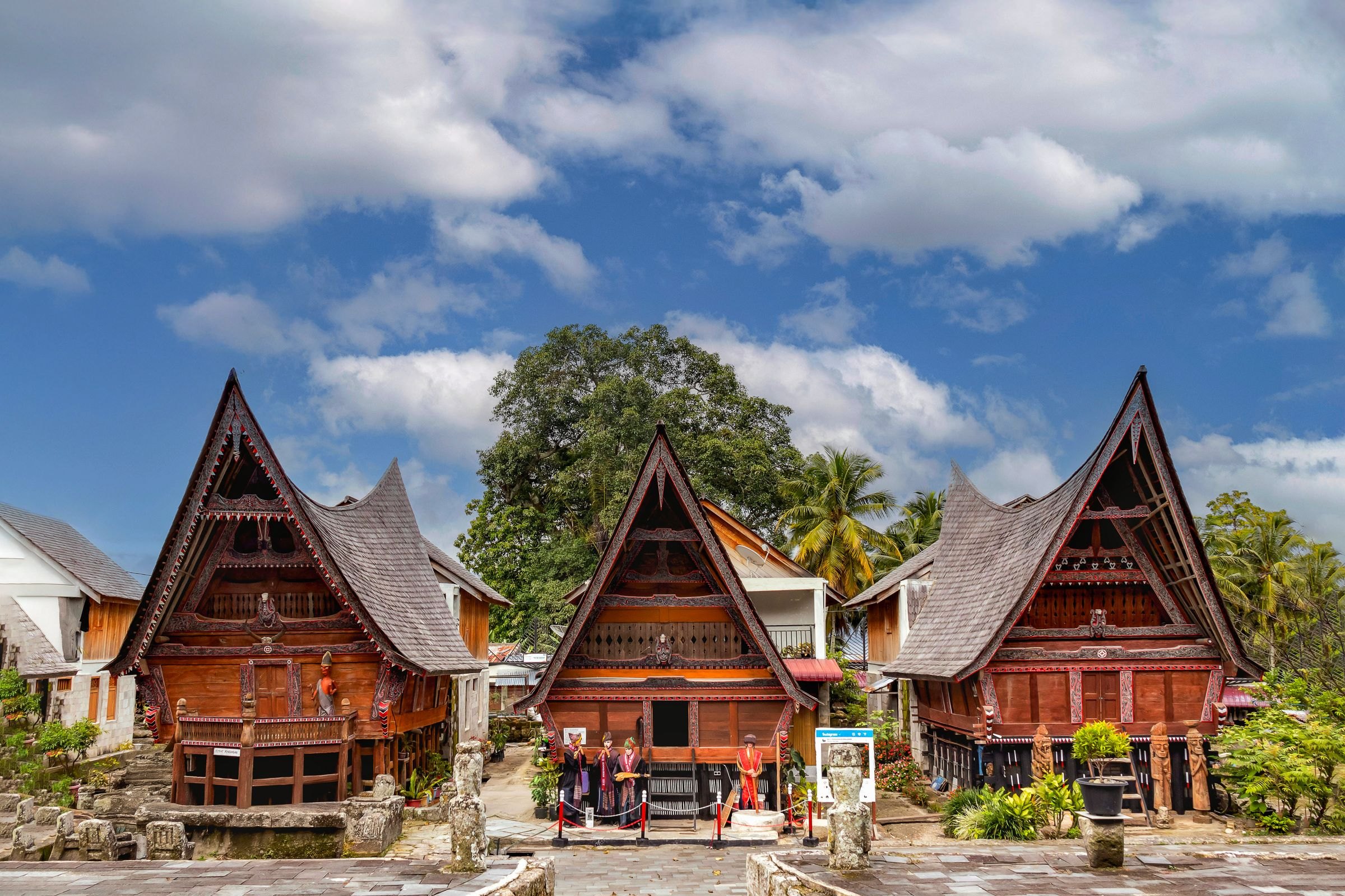 Traditional Batak houses