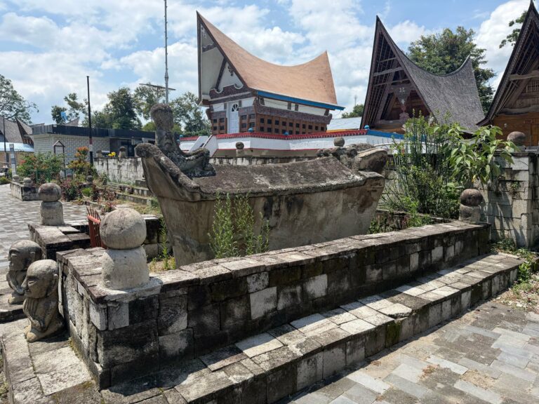 A Batak tomb on Samosir Island