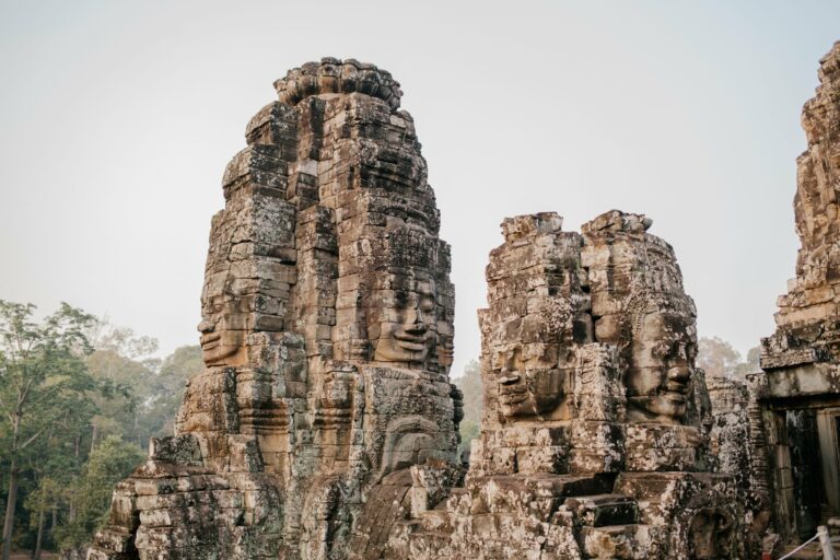 The stone faces of the Bayon