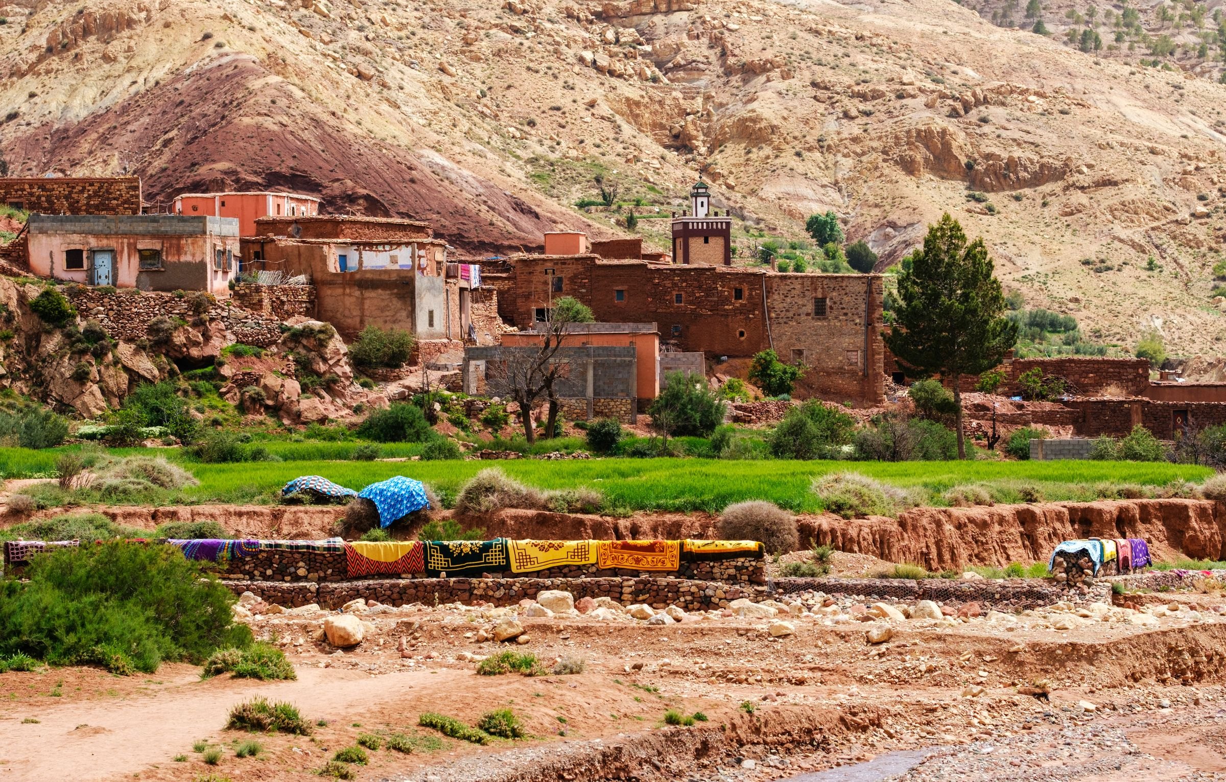 A Berber village in the Atlas Mountains