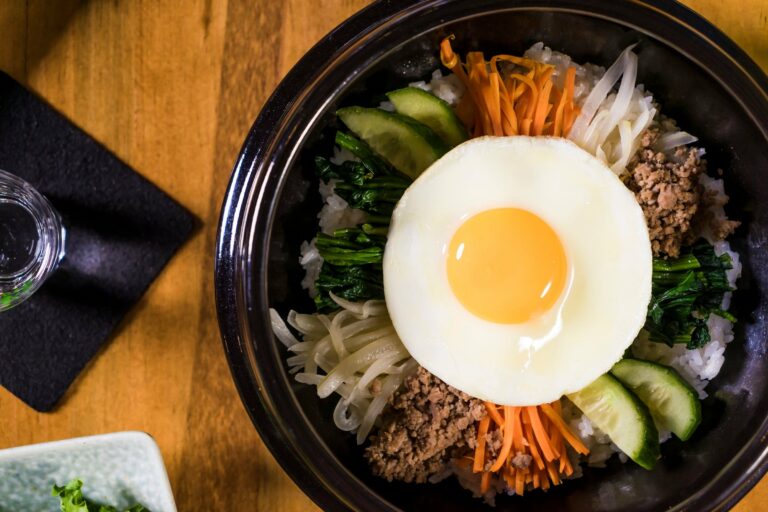 A bowl of bibimbap