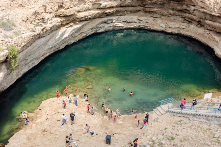 Swimming in the Bimmah Sinkhole