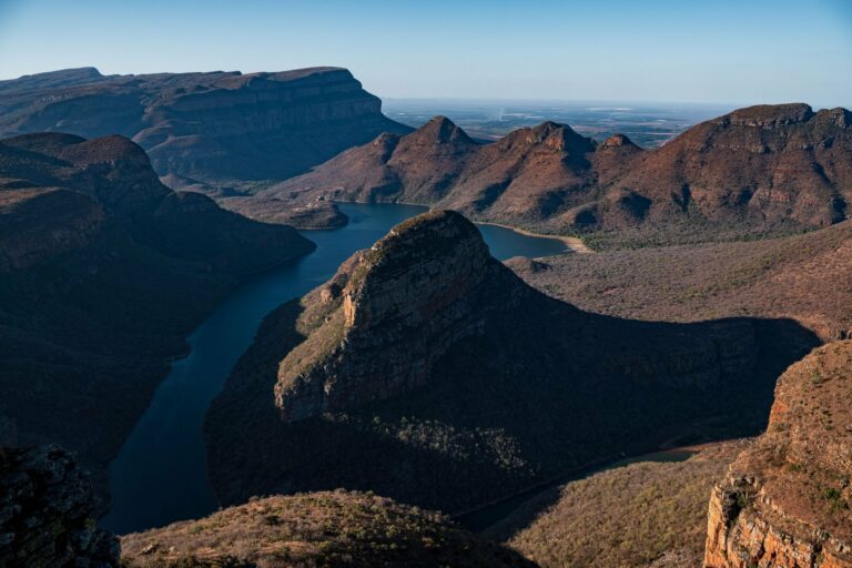 The Blyde River Canyon from above