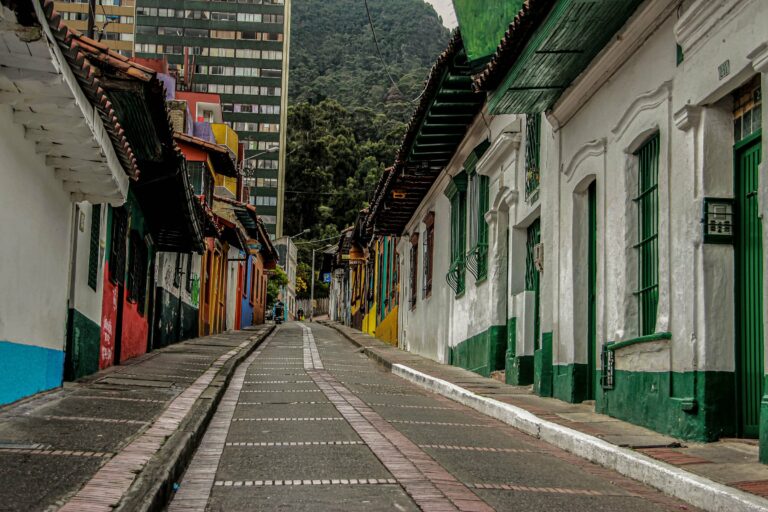 Colonial houses in La Candelaria, Bogotá