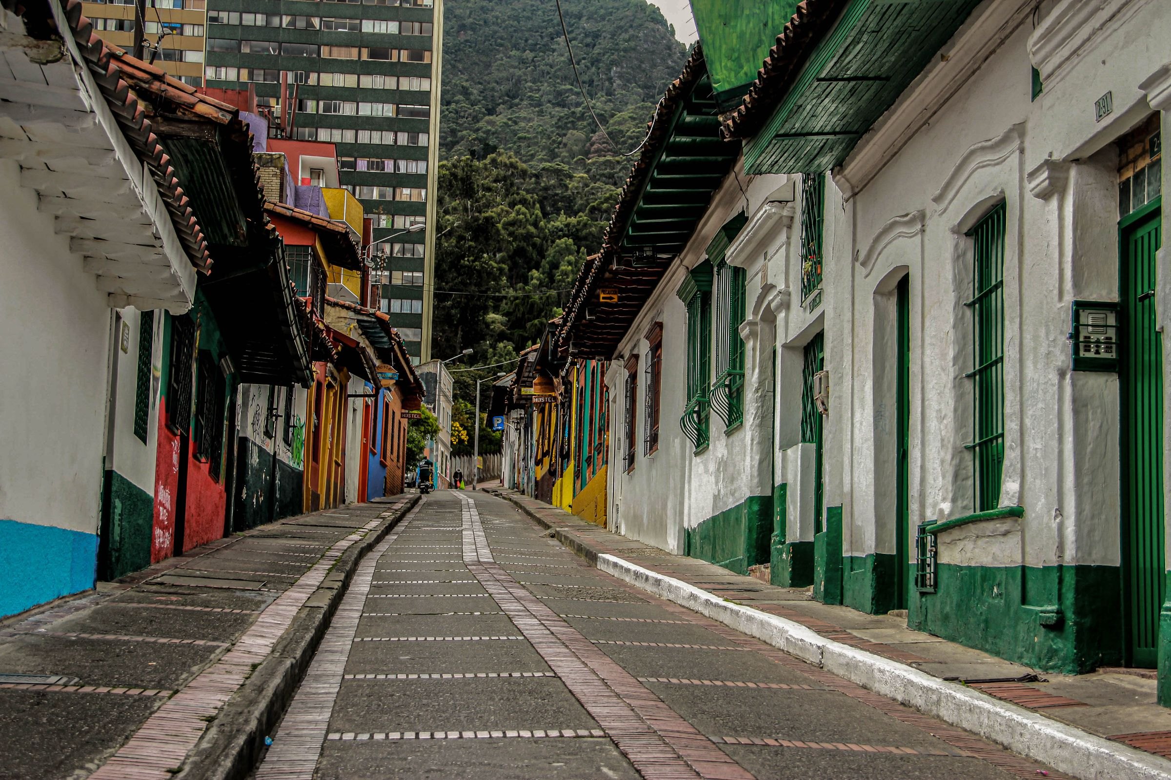 Colonial houses in La Candelaria, Bogotá