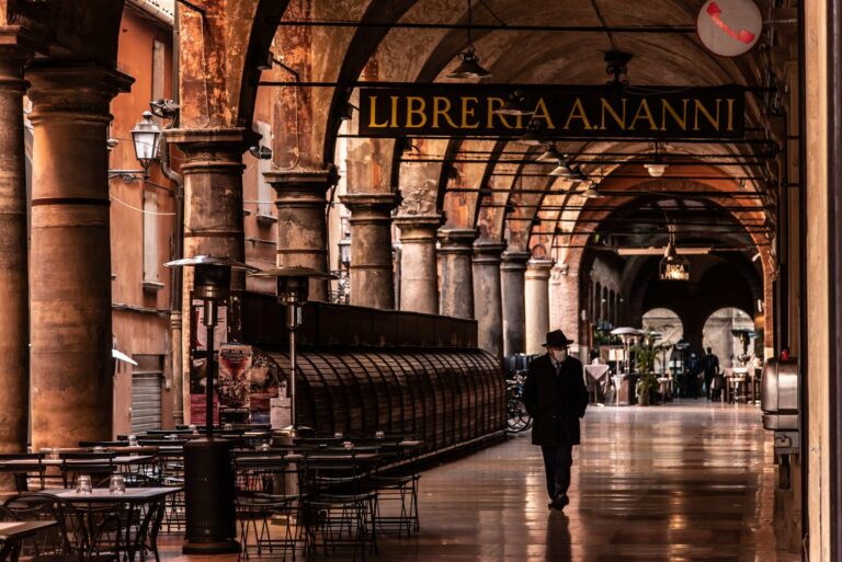 The arched porticoes of Bologna