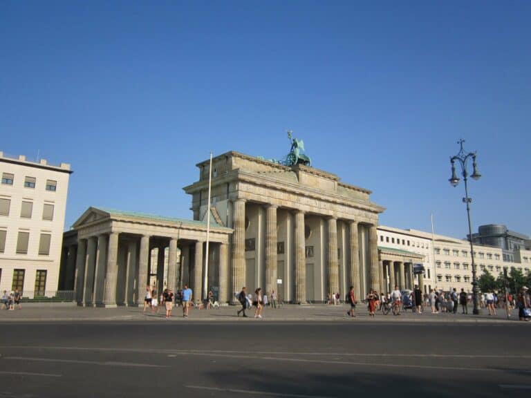 The Brandenburg Gate in Berlin, Germany