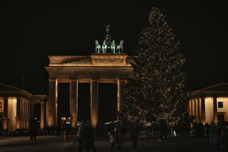 The Brandenburg Gate at Christmas