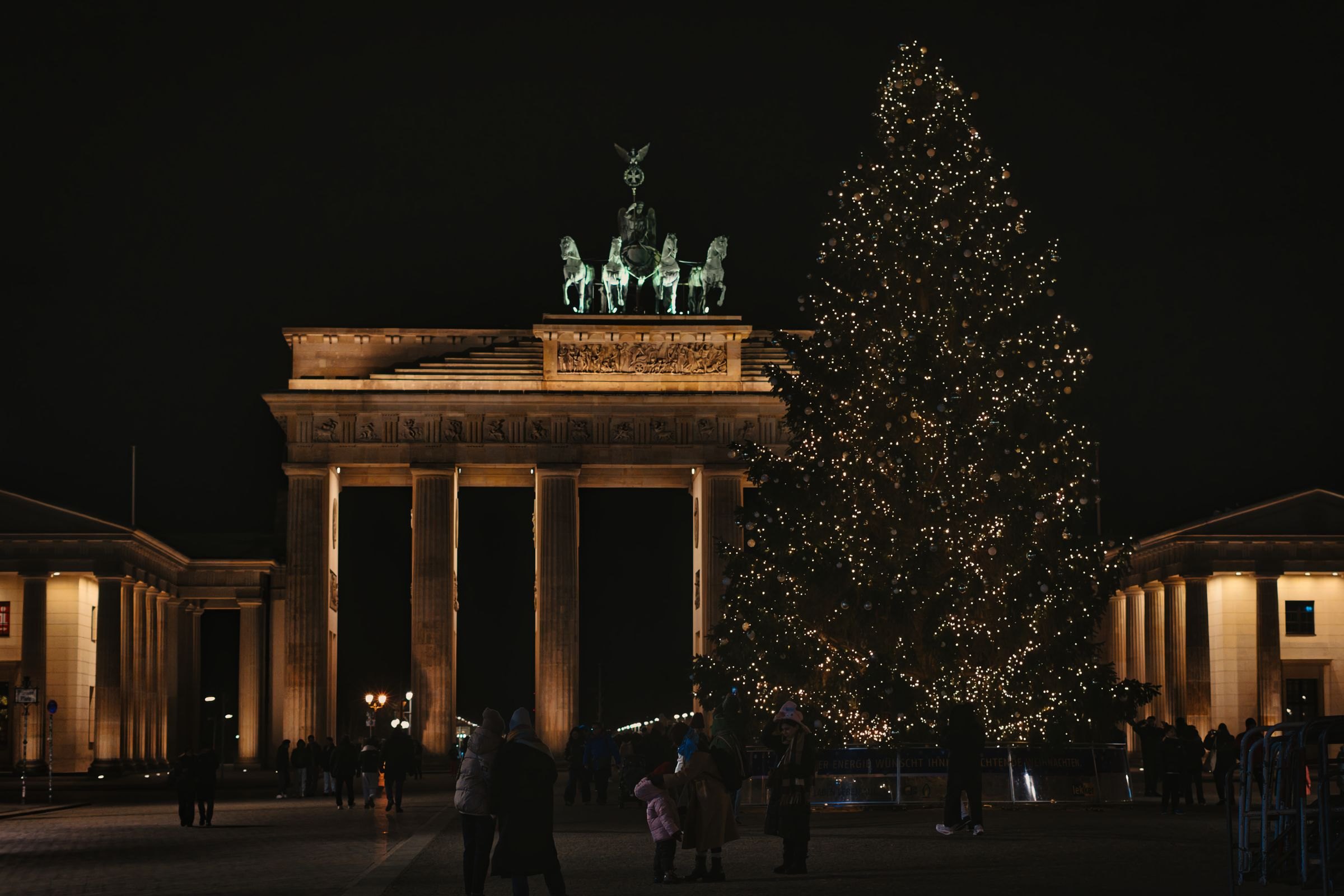 The Brandenburg Gate at Christmas
