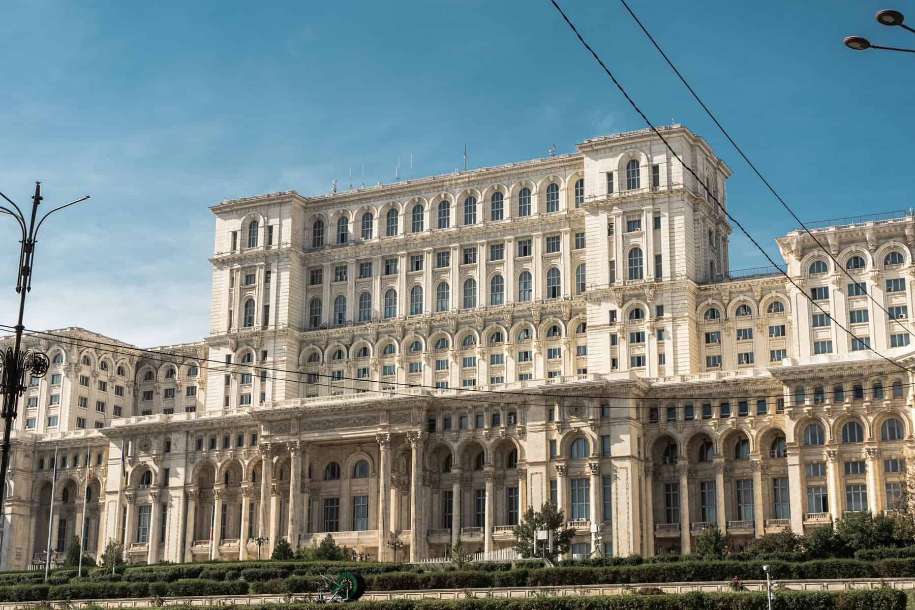 The Palace of the Parliament in Bucharest