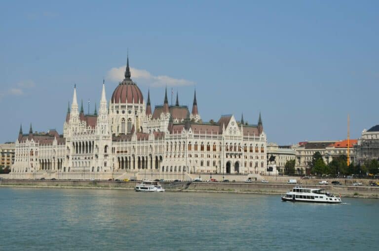 The Hungarian Parliament Building on the Danube, Budapest