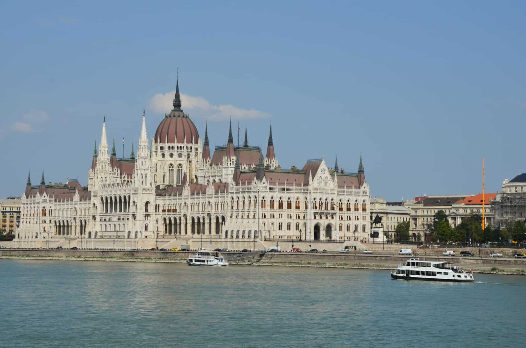 The Hungarian Parliament Building on the Danube, Budapest