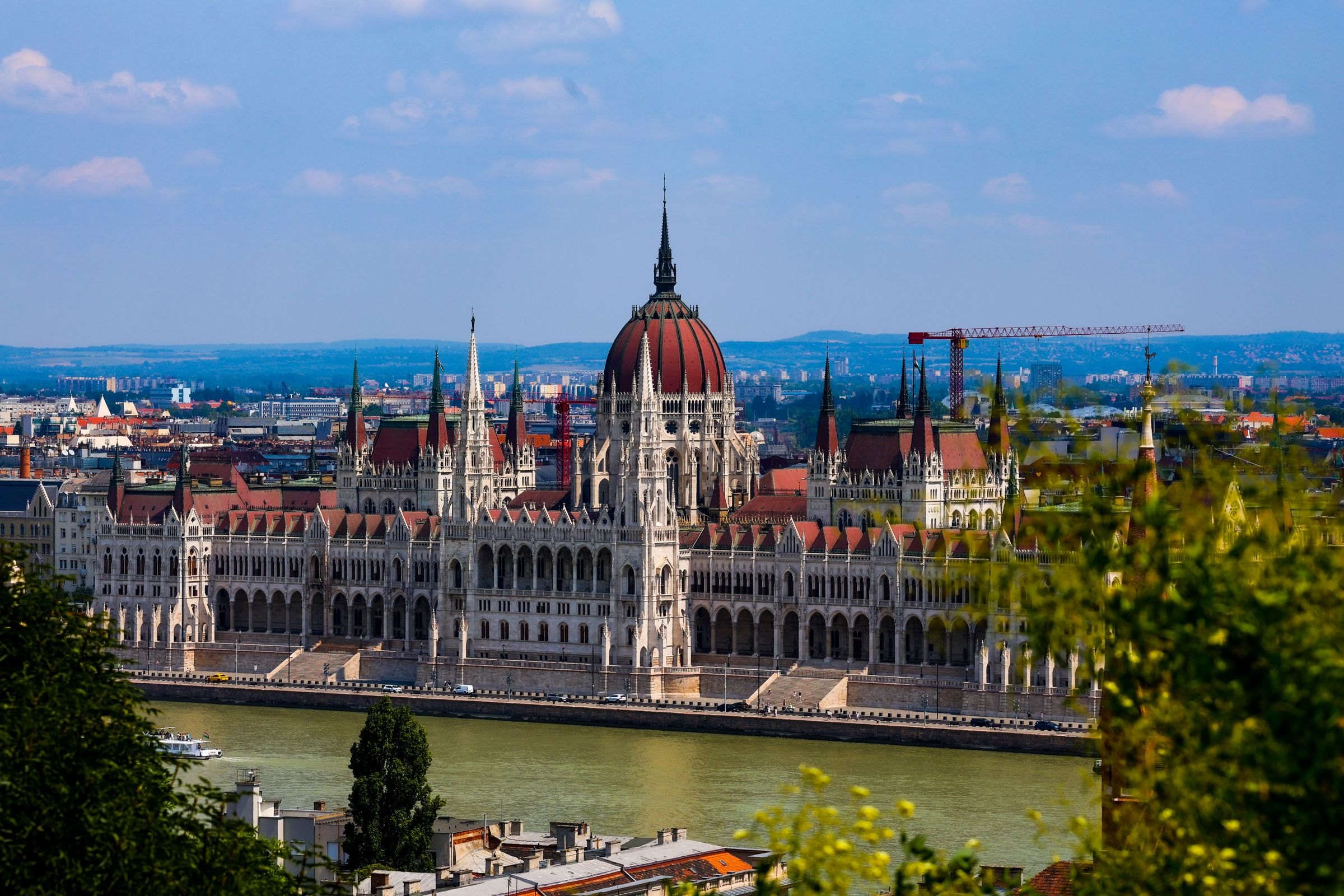 The Hungarian Parliament across the Danube