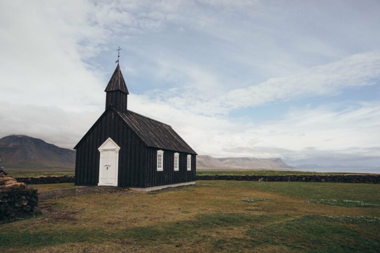 The black church at Búðir on Snæfellsnes