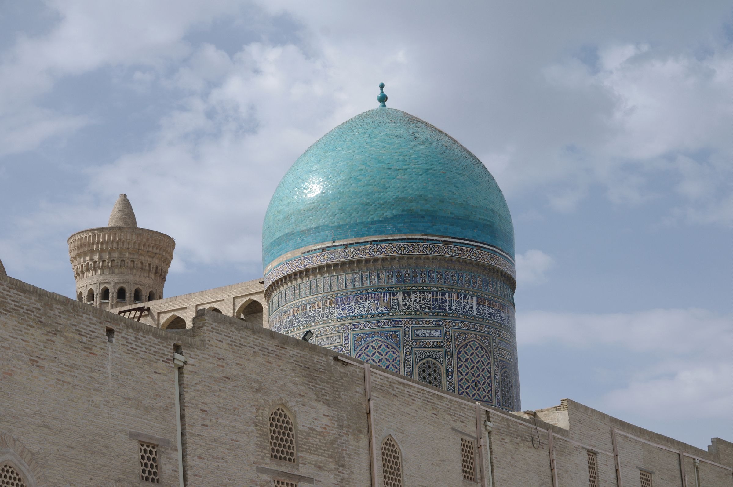 A blue dome in Bukhara