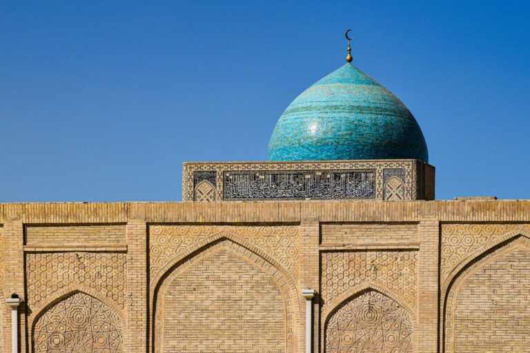 A turquoise dome in Bukhara