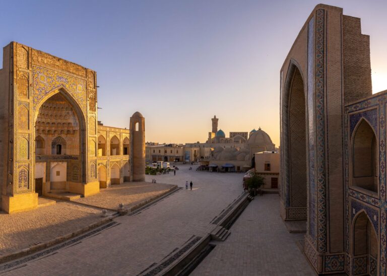 Bukhara’s old town at sunset