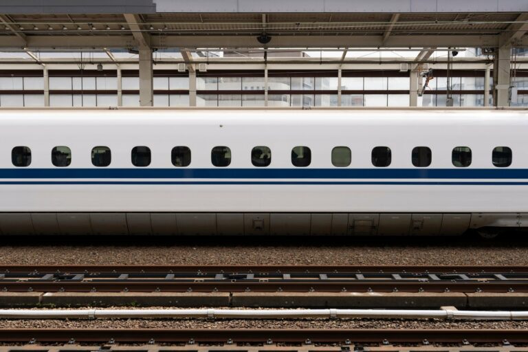 A bullet train at Osaka Station
