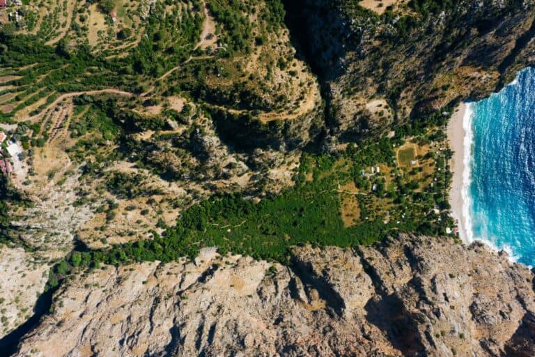 Butterfly Valley below Faralya on the Lycian Way, Turkey