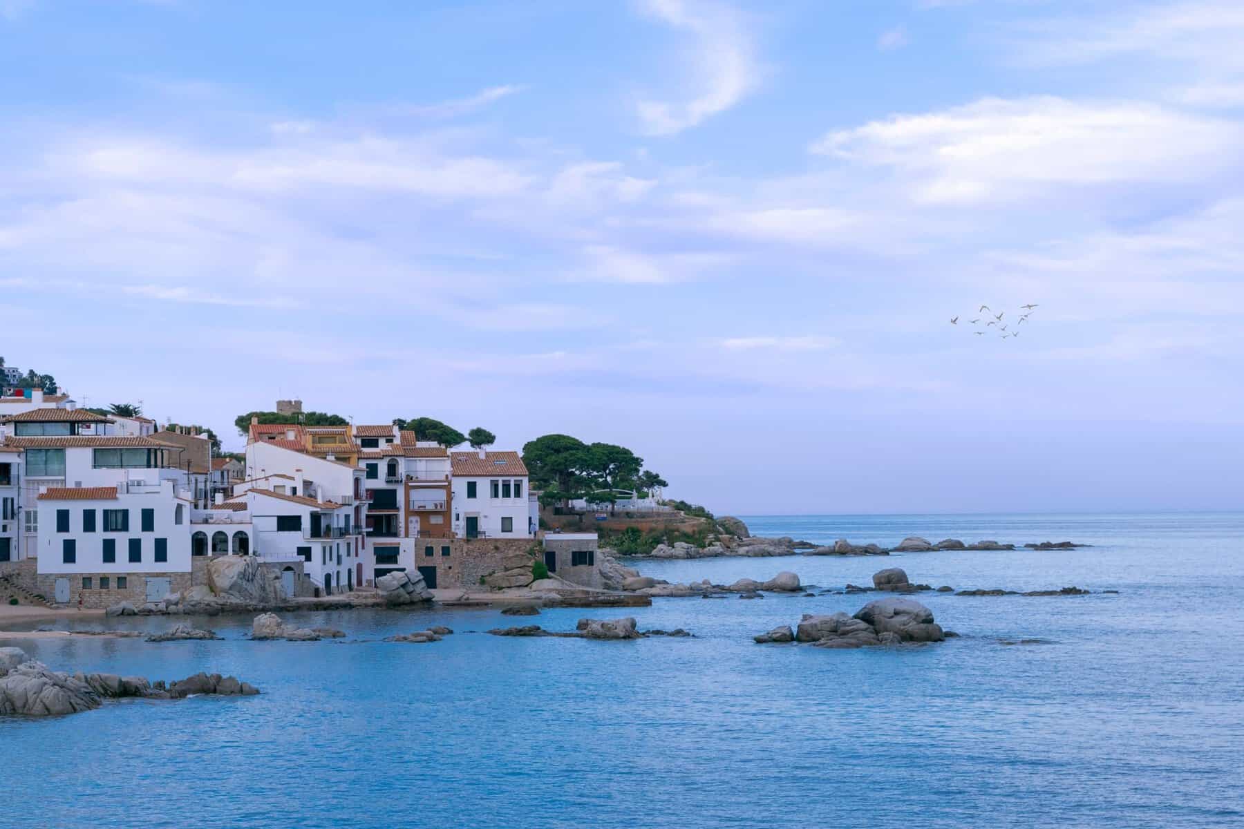 The coast at Calella de Palafrugell, Catalonia