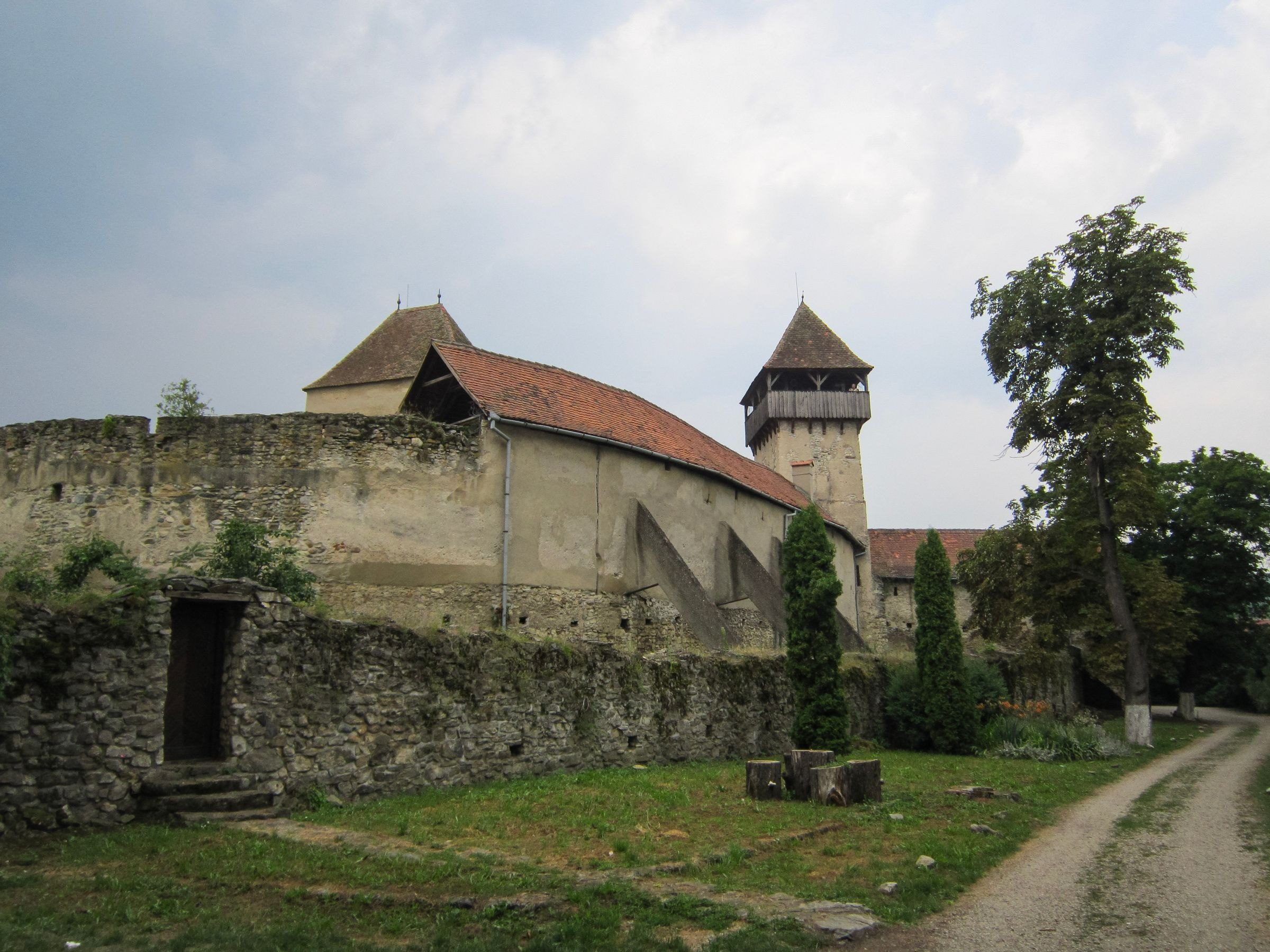 The fortified church at Calnic in Transylvania