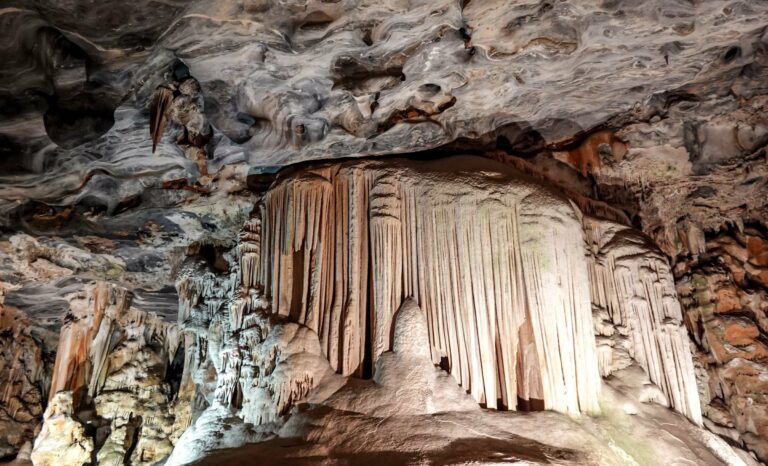 Limestone formations in the Cango Caves